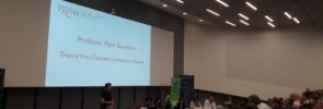 Patrick Devine-Wright chairs the climate emergency meeting in May