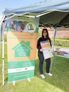 Healthy Homes Home Energy Advisor Charlene Battams represents ECOE.