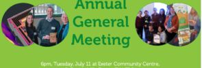 Come to our AGM at 6pm on July 11th!